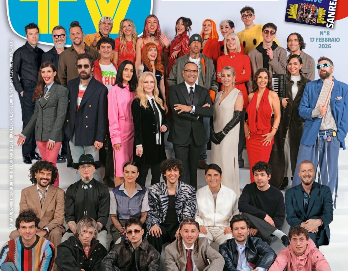Copertina Sanremo 2026 TV Sorrisi e Canzoni