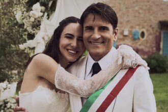 Federica Abbate sposa e Sal Da Vinci