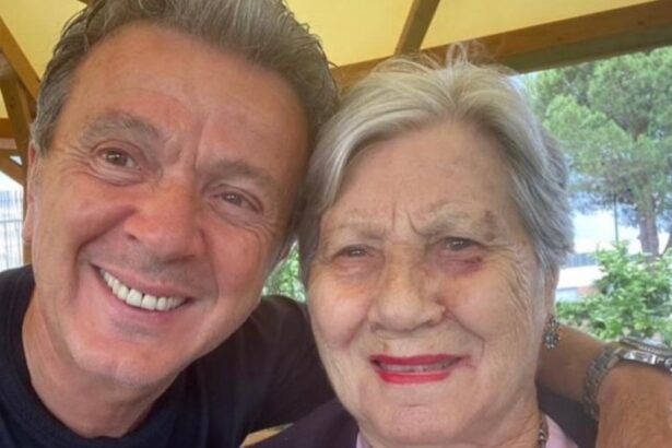 Pupo e la madre Irene