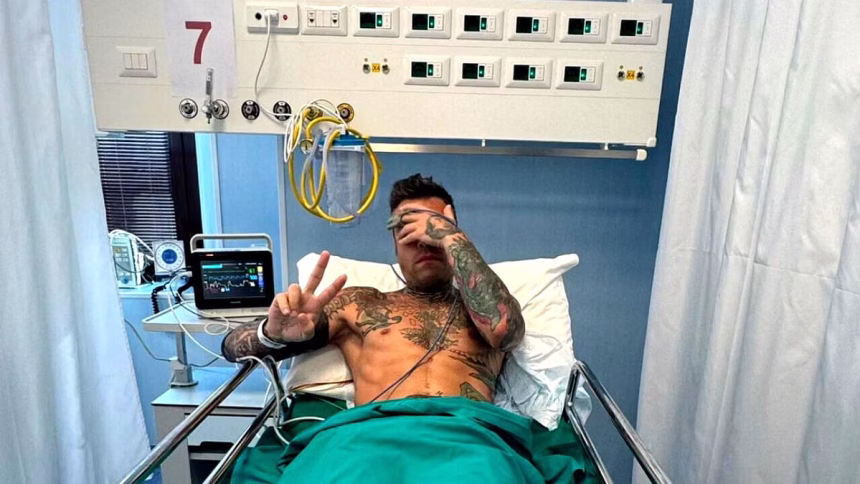 Fedez ospedale